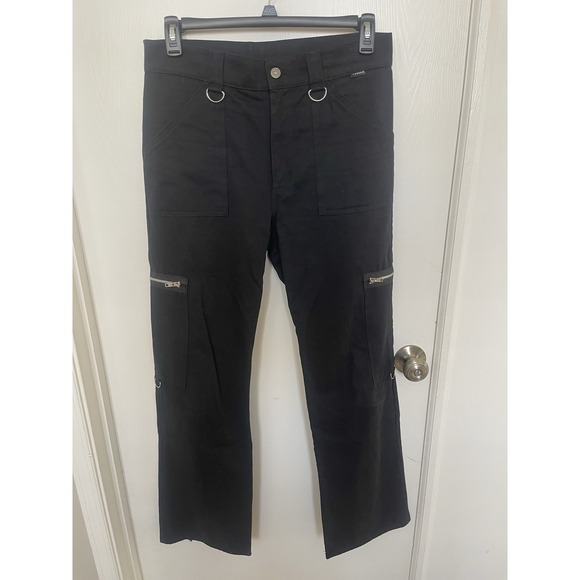 Serious Clothing Other - Vintage Serious Clothing Bondage Pants Mens 32 Black Goth Punk Y2K D-Ring Zip